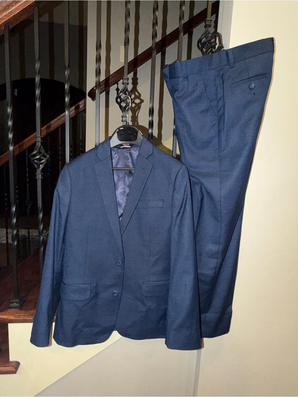 Classic Boy’s Navy Two-Piece Suit Jacket & Trousers